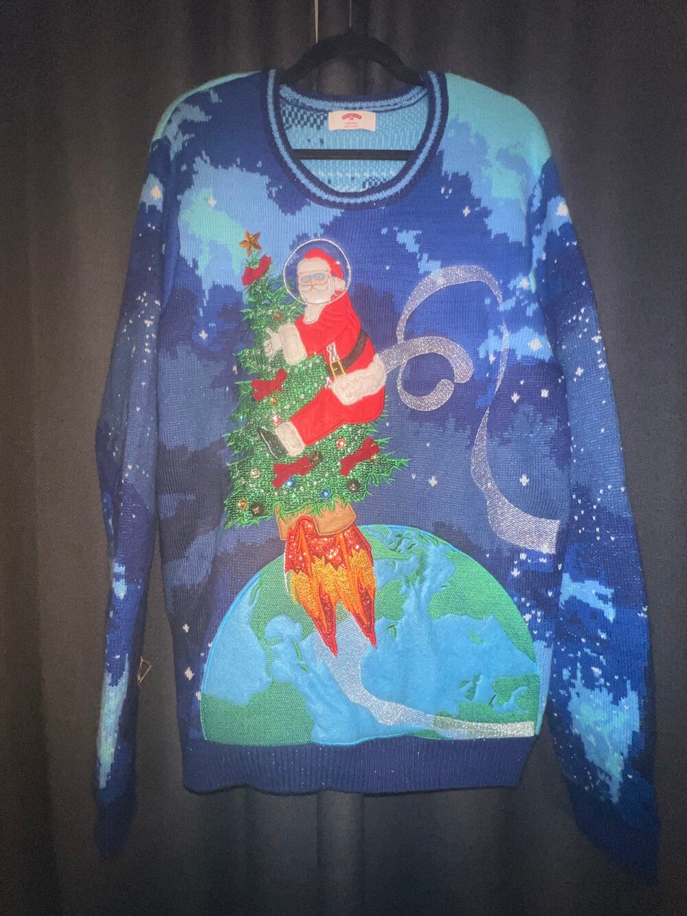 Ugly Christmas Sweater Xmas Size Large
